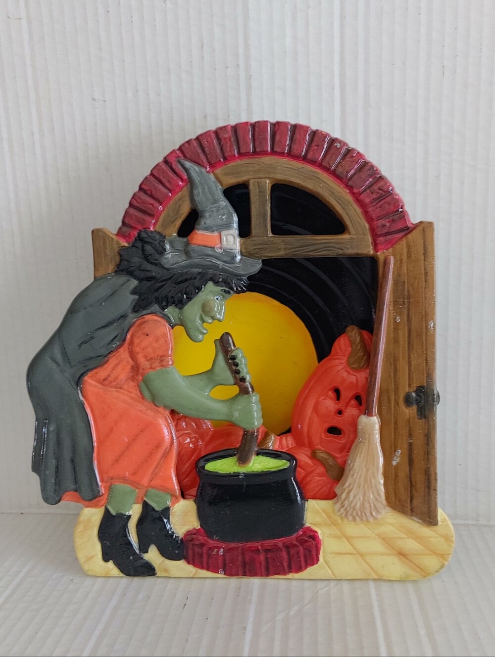 Halloween Vintage 1988 Tampa Bay Mold Co - Witch Ceramic Decoration